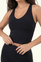 Sleek Contour Cropped Tee Active Set