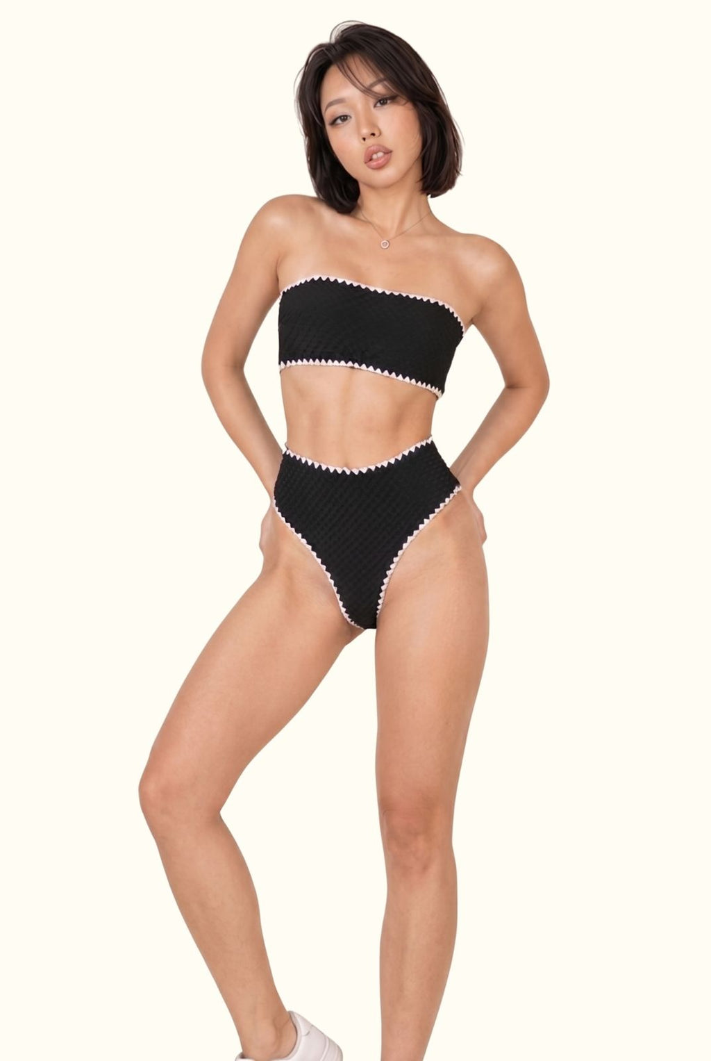 Coastal Sculpt High Cut Bikini Set