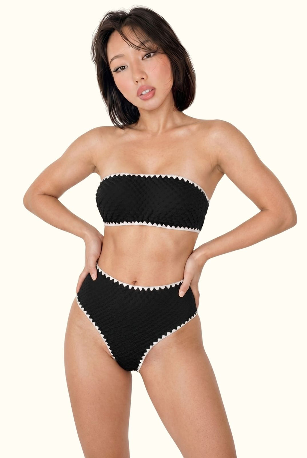 Coastal Sculpt High Cut Bikini Set
