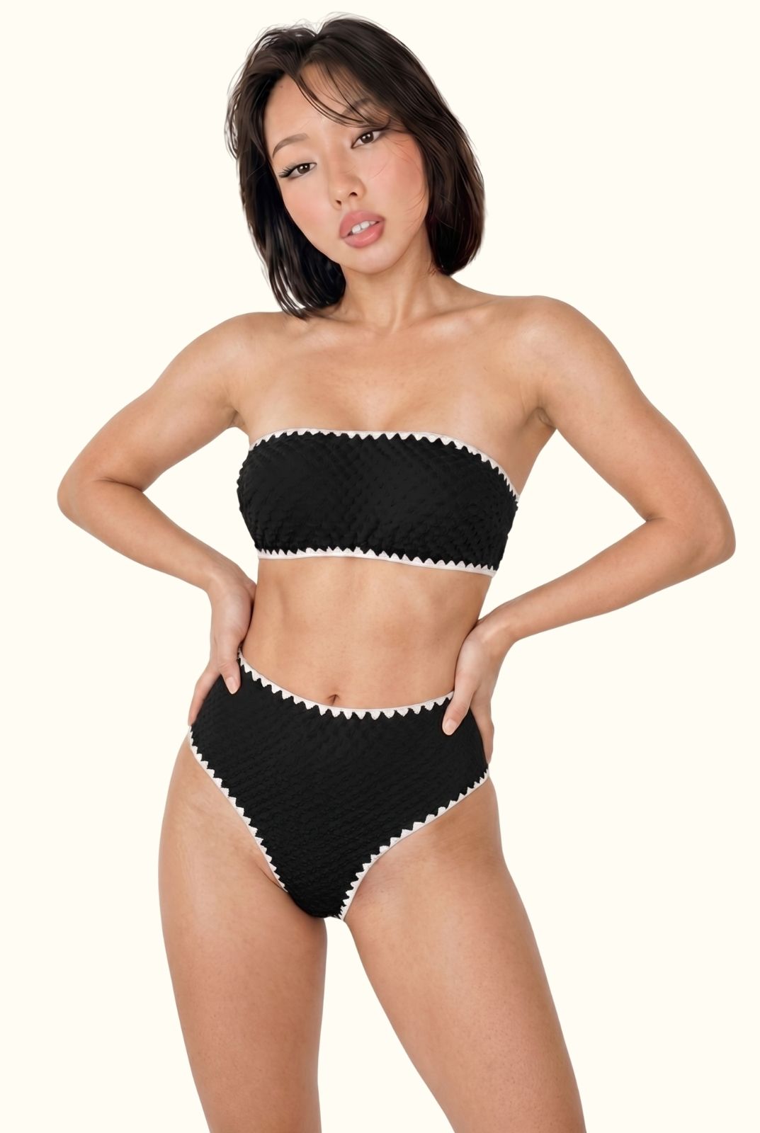 Coastal Sculpt High Cut Bikini Set