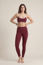 Nuevos Conjuntos Deportivos Efecto Segunda Piel Mujer Atuendos Sexys Ajustados Espalda Bella Correr al Aire Libre Ropa Deportiva Traje de Yoga para Mujer