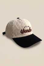 Gorra lifestyle de pana con visera curva