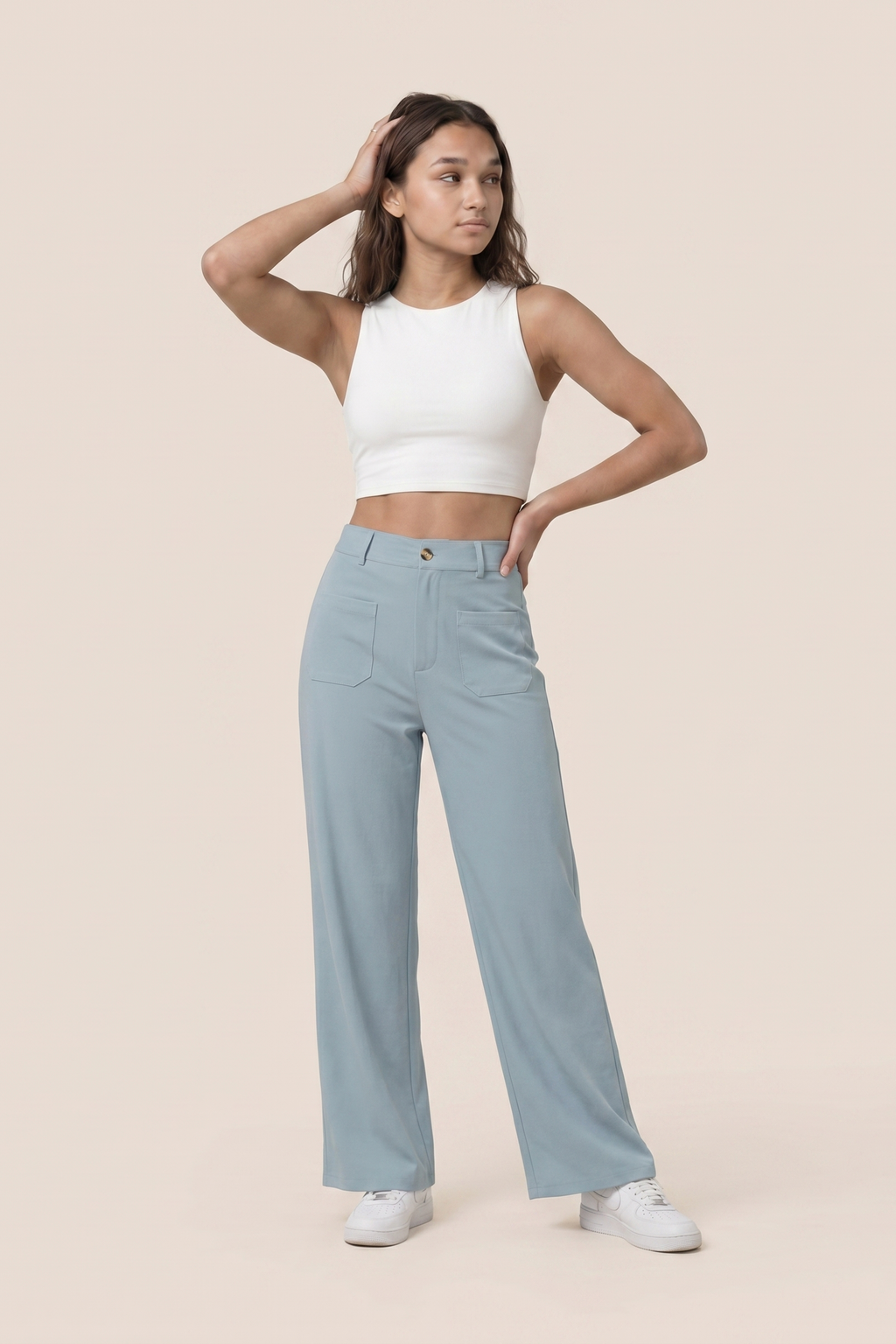 Pantalón de corduroy de pierna ancha Elevated