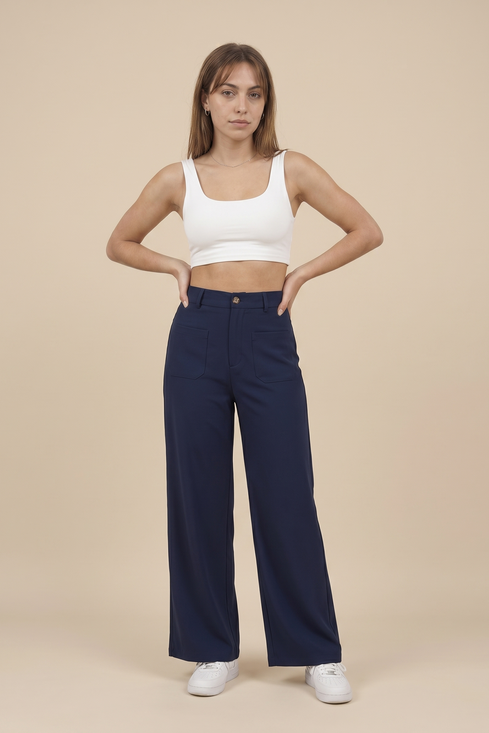 Pantalón de corduroy de pierna ancha Elevated