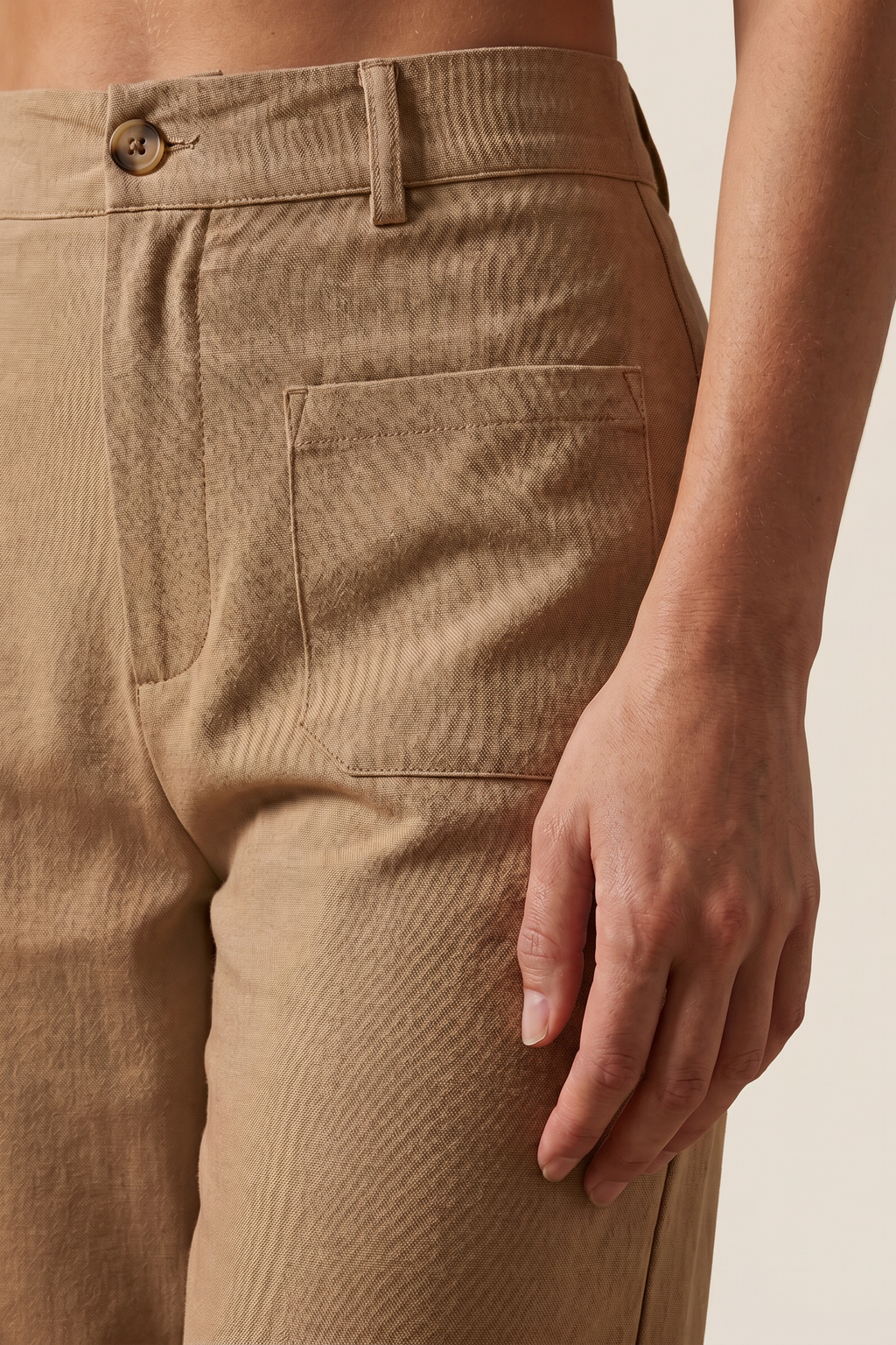 Pantalón de corduroy de pierna ancha Elevated