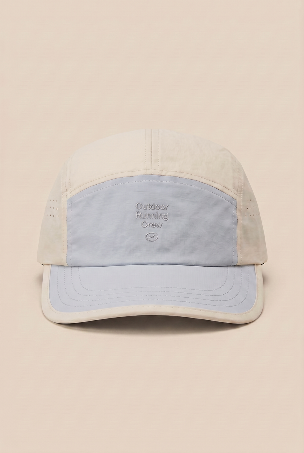 Gorra de exterior con paneles de bloques de color