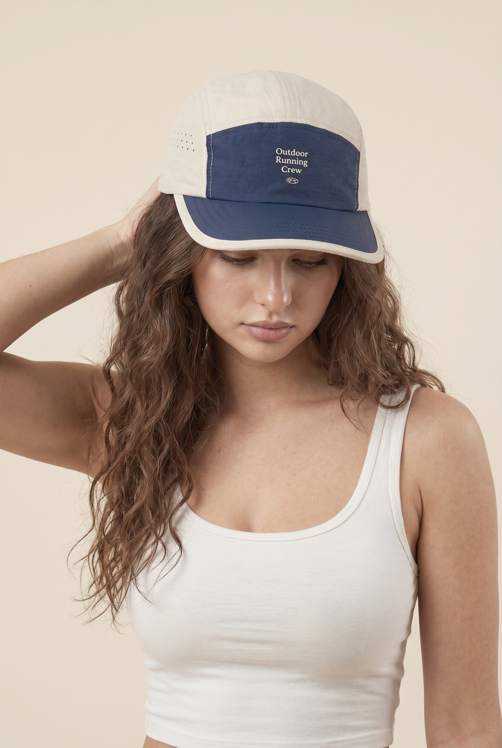 Colorblock Panel Outdoor Cap