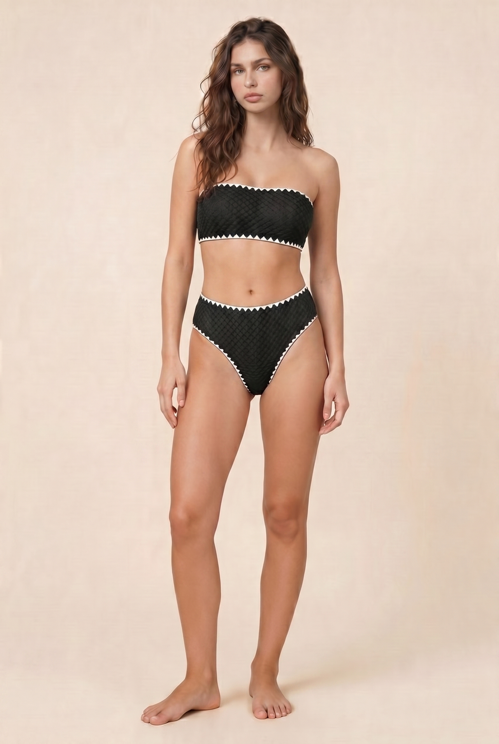 Conjunto de bikini de corte alto Coastal Sculpt