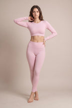 Conjunto a juego de crop top de estudio Elevated Sculpt