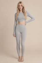 Conjunto a juego de crop top de estudio Elevated Sculpt