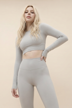 Conjunto a juego de crop top de estudio Elevated Sculpt