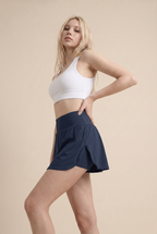 [prioridad] Falda de yoga para deportes al aire libre, falda de bádminton y tenis, cintura alta, transpirable, absorbente del sudor, falda deportiva activa para yoga y fitness, corta