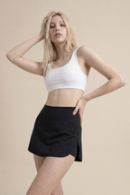 [prioridad] Falda de yoga para deportes al aire libre, falda de bádminton y tenis, cintura alta, transpirable, absorbente del sudor, falda deportiva activa para yoga y fitness, corta