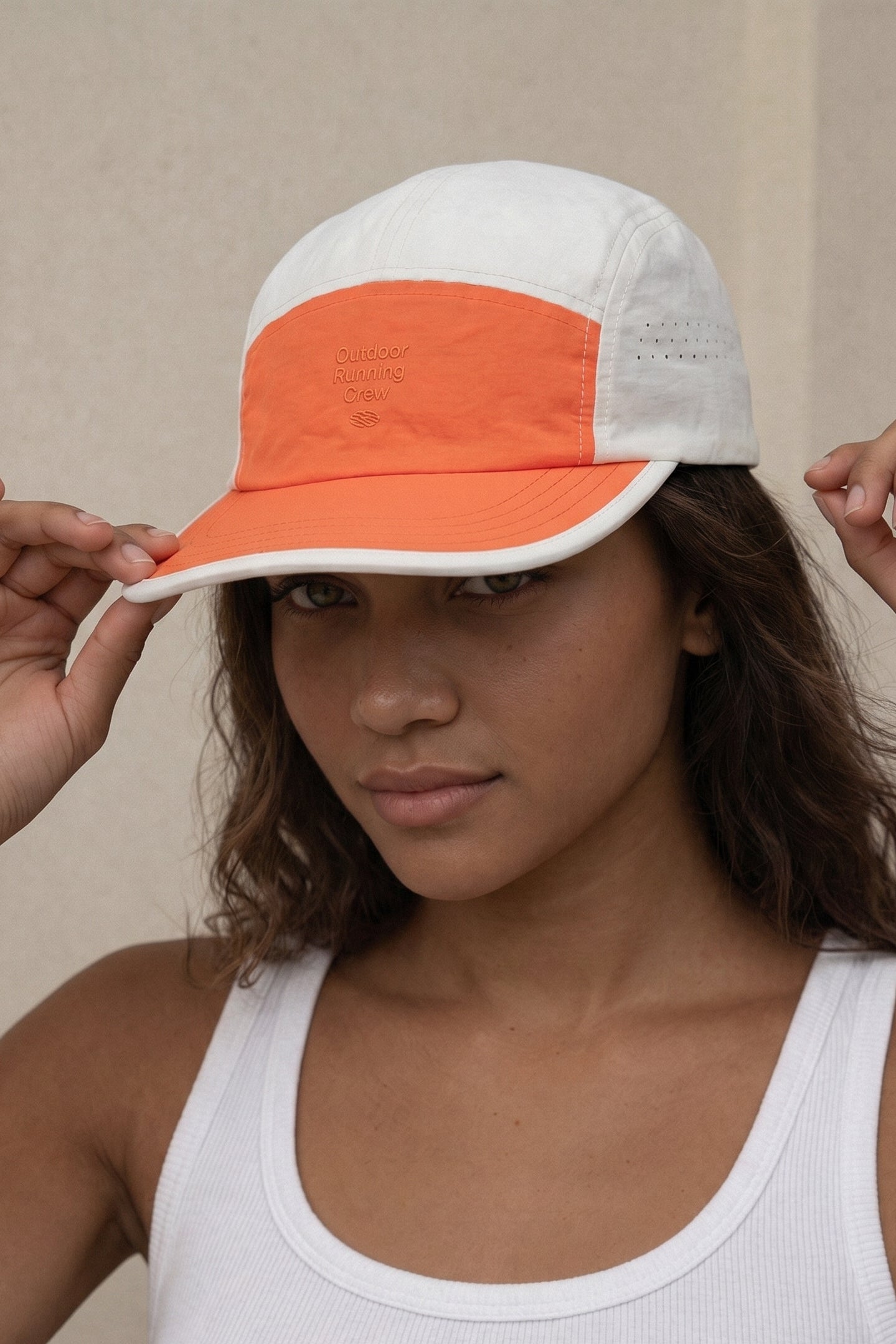 Colorblock Panel Outdoor Cap