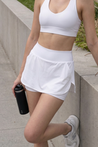 [prioridad] Falda de yoga para deportes al aire libre, falda de bádminton y tenis, cintura alta, transpirable, absorbente del sudor, falda deportiva activa para yoga y fitness, corta