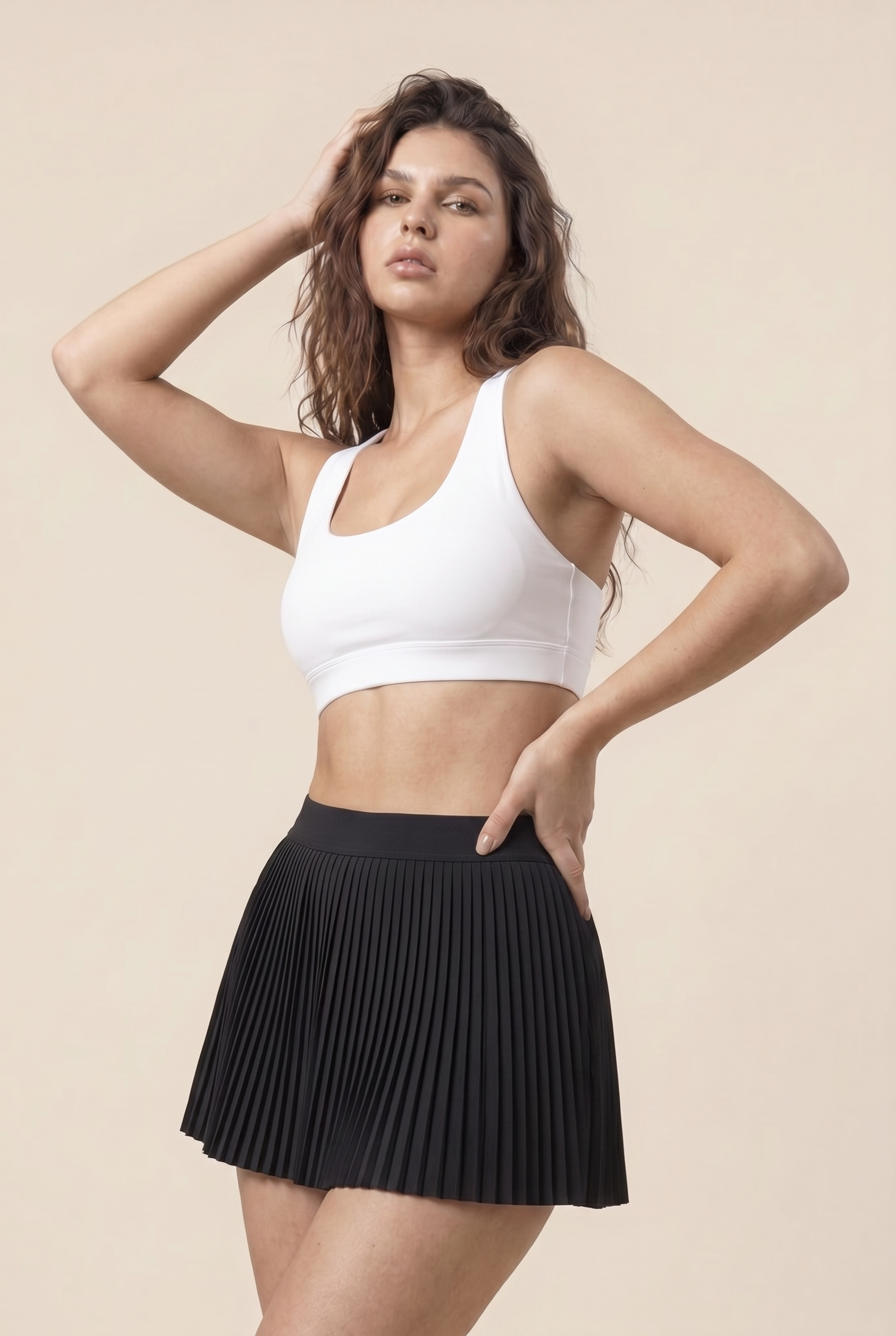 Falda deportiva floral con descuento para mujer, de secado rápido, para bádminton y tenis, falda plisada de media cintura, pantalones cortos de fitness