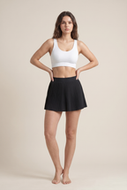 Falda deportiva floral con descuento para mujer, de secado rápido, para bádminton y tenis, falda plisada de media cintura, pantalones cortos de fitness