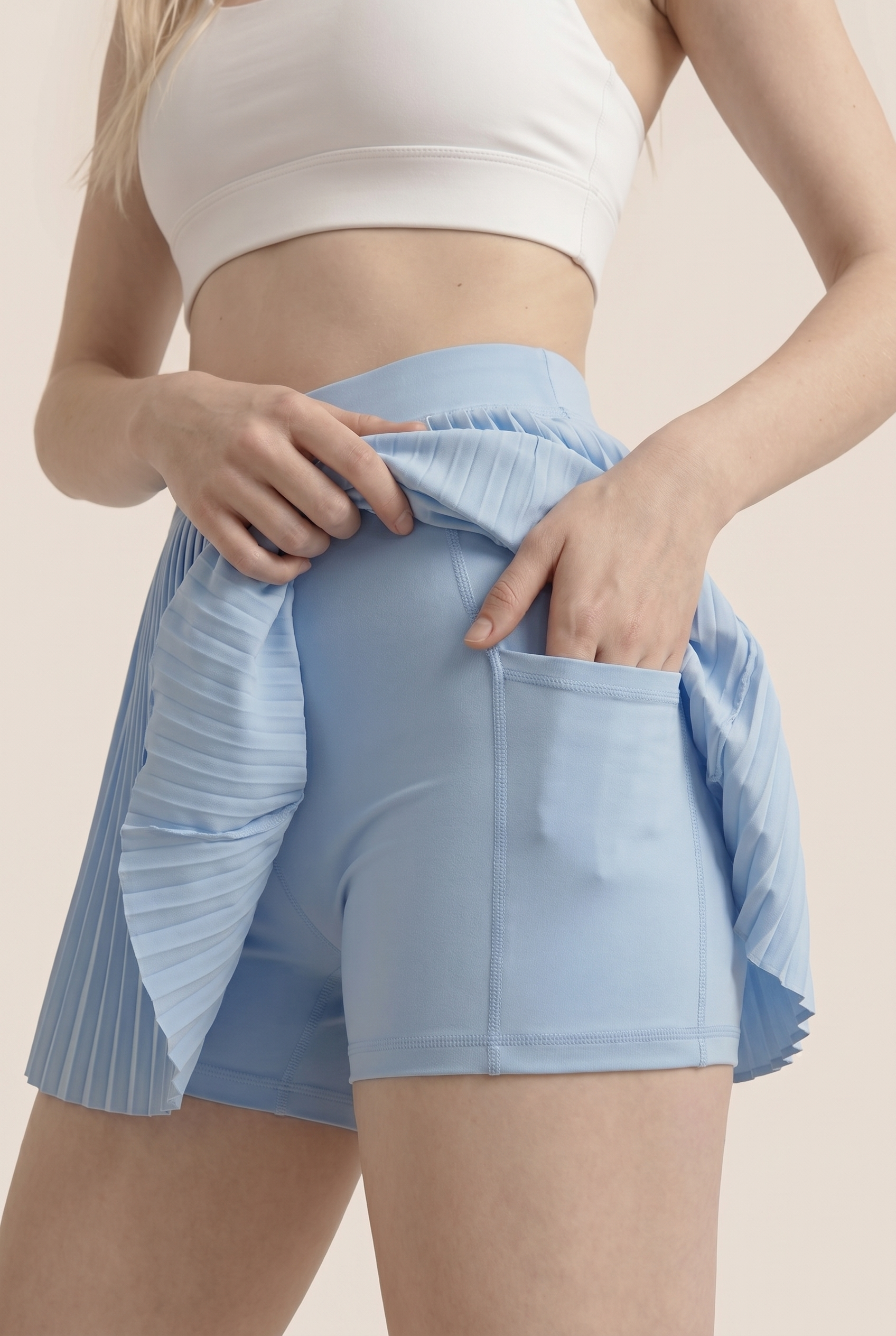 Active Tennis Skirt with Pockets