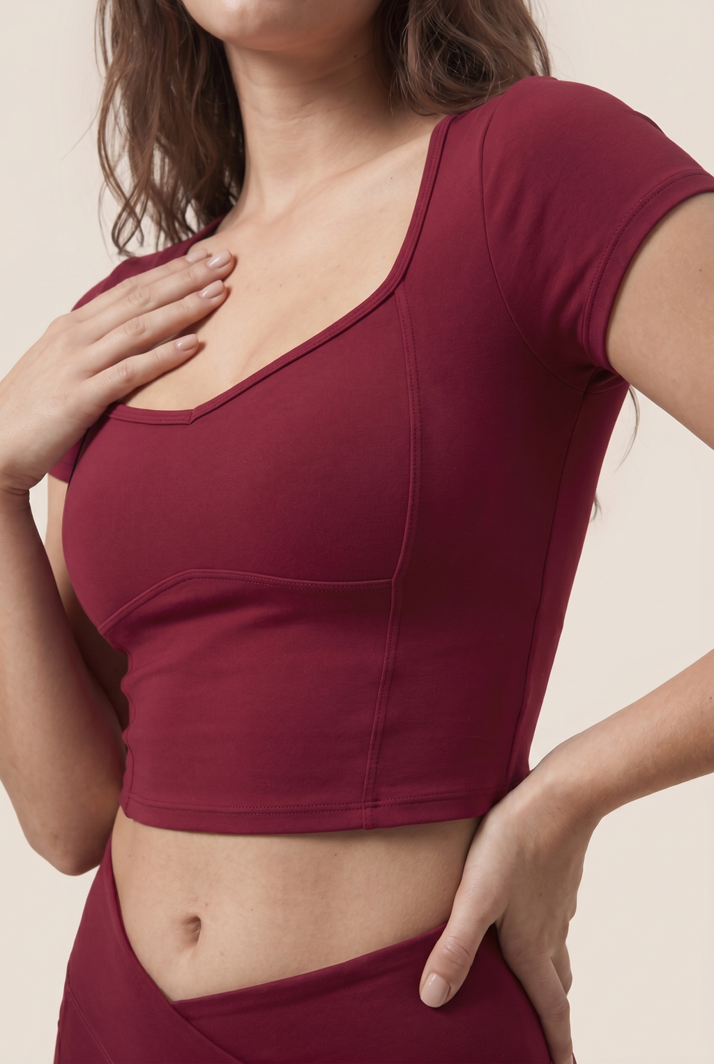 [PRIORIDADE] Conjunto de Yoga de 2 Piezas Ropa de Gimnasio Ropa Deportiva Conjuntos de Yoga para Mujer Top Corto de Manga Corta Chándales Conjunto Deportivo Leggings de Gimnasio
