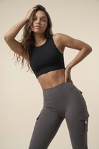 High Rise Sculpt Cargo Legging