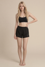 [PRIORIDADE] Pantalones cortos de yoga estilo nuevo 2026 de imitación de dos piezas antiexposición, pantalones cortos deportivos, para correr, fitness, tenis, informales, básicos, para mujer