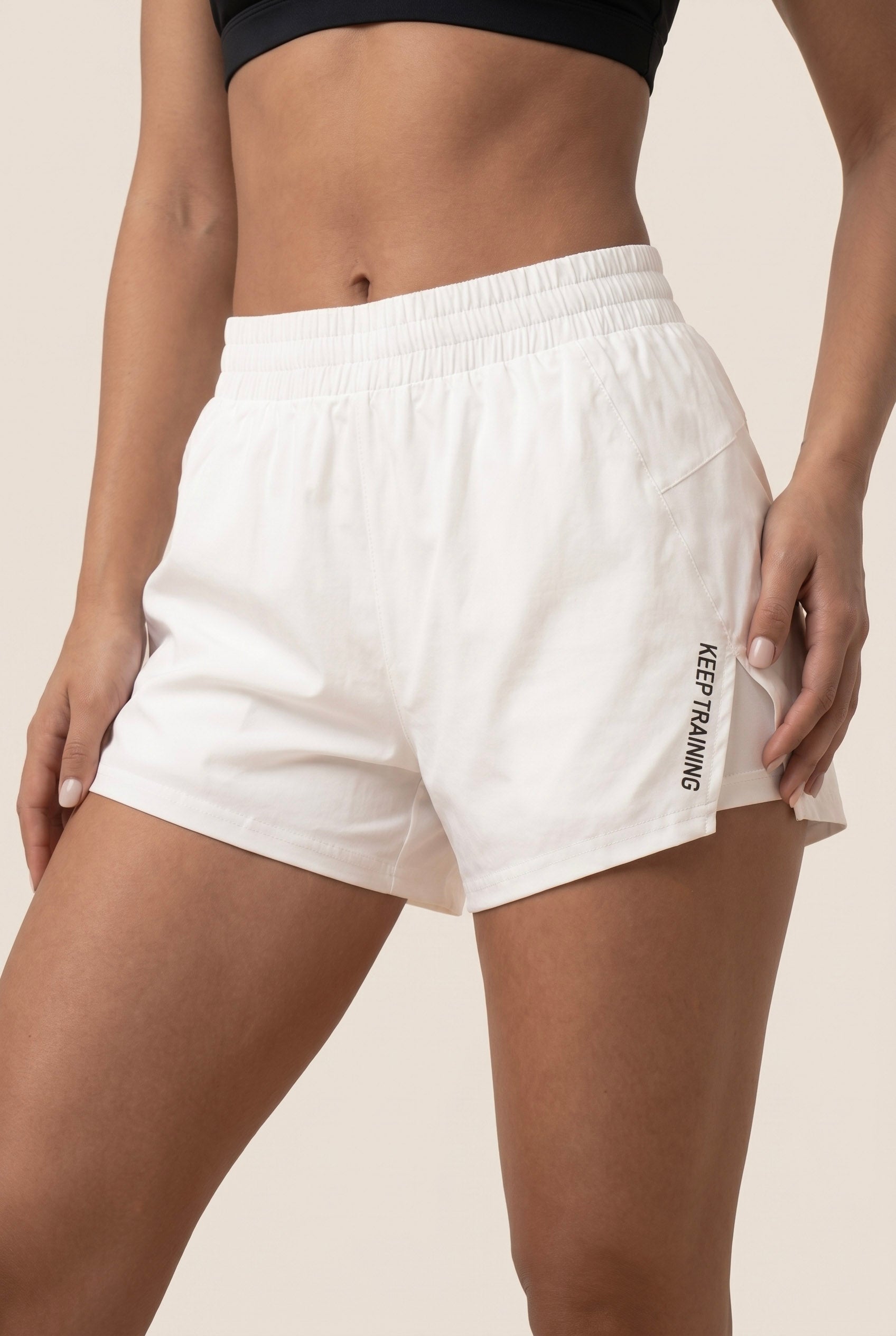[PRIORIDADE] Pantalones cortos de yoga estilo nuevo 2026 de imitación de dos piezas antiexposición, pantalones cortos deportivos, para correr, fitness, tenis, informales, básicos, para mujer