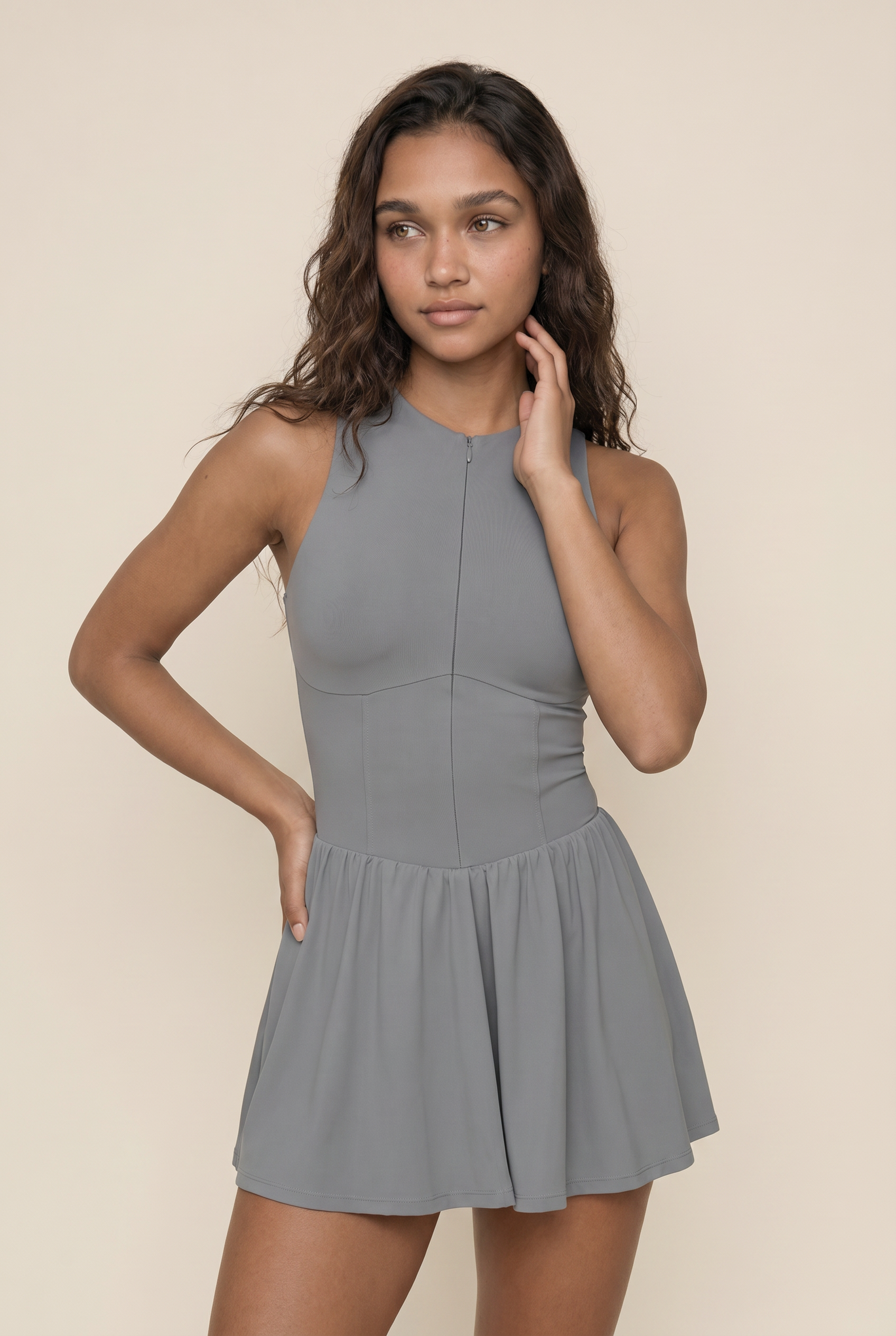 [prioridade] Traje de una pieza para mujer, mono deportivo, cremallera, mono de yoga, mamelucos sin espalda, ropa deportiva para mujer, monos de entrenamiento sin mangas, ropa de gimnasia femenina