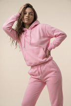 Conjunto de dos piezas de chándal informal de forro polar para mujer, invierno 2020, conjuntos de mujer, sudadera con capucha extragrande de manga larga, pantalones deportivos, traje de señora