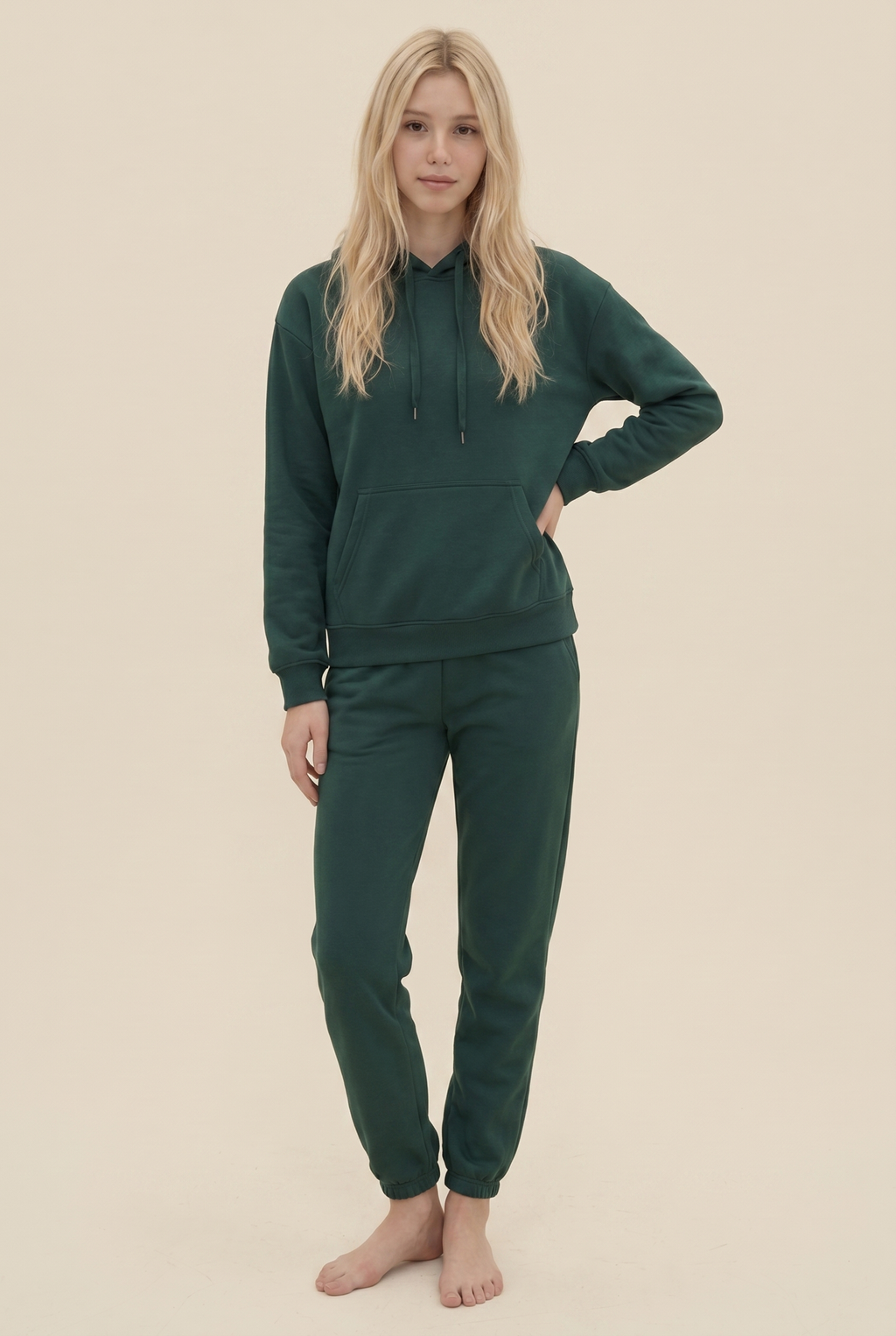 Conjunto de dos piezas de chándal informal de forro polar para mujer, invierno 2020, conjuntos de mujer, sudadera con capucha extragrande de manga larga, pantalones deportivos, traje de señora