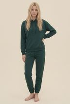 Conjunto de dos piezas de chándal informal de forro polar para mujer, invierno 2020, conjuntos de mujer, sudadera con capucha extragrande de manga larga, pantalones deportivos, traje de señora
