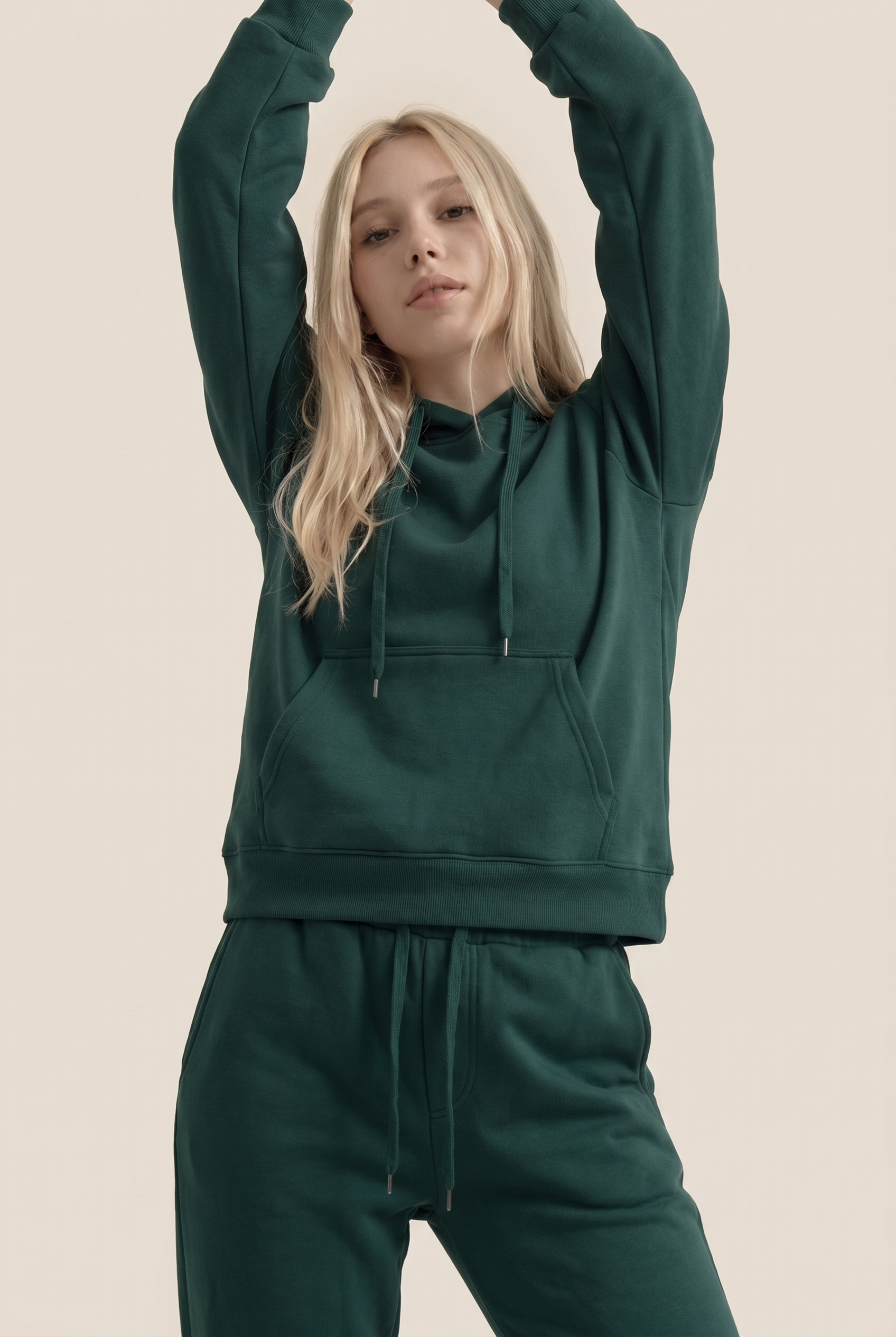 Conjunto de dos piezas de chándal informal de forro polar para mujer, invierno 2020, conjuntos de mujer, sudadera con capucha extragrande de manga larga, pantalones deportivos, traje de señora