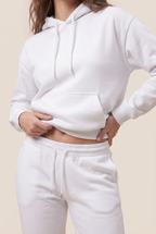 Conjunto de dos piezas de chándal informal de forro polar para mujer, invierno 2020, conjuntos de mujer, sudadera con capucha extragrande de manga larga, pantalones deportivos, traje de señora