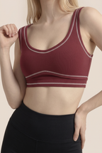 Contrast Stitch Studio Bra