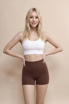 High-Rise Sculpt Utility Charm Shorts