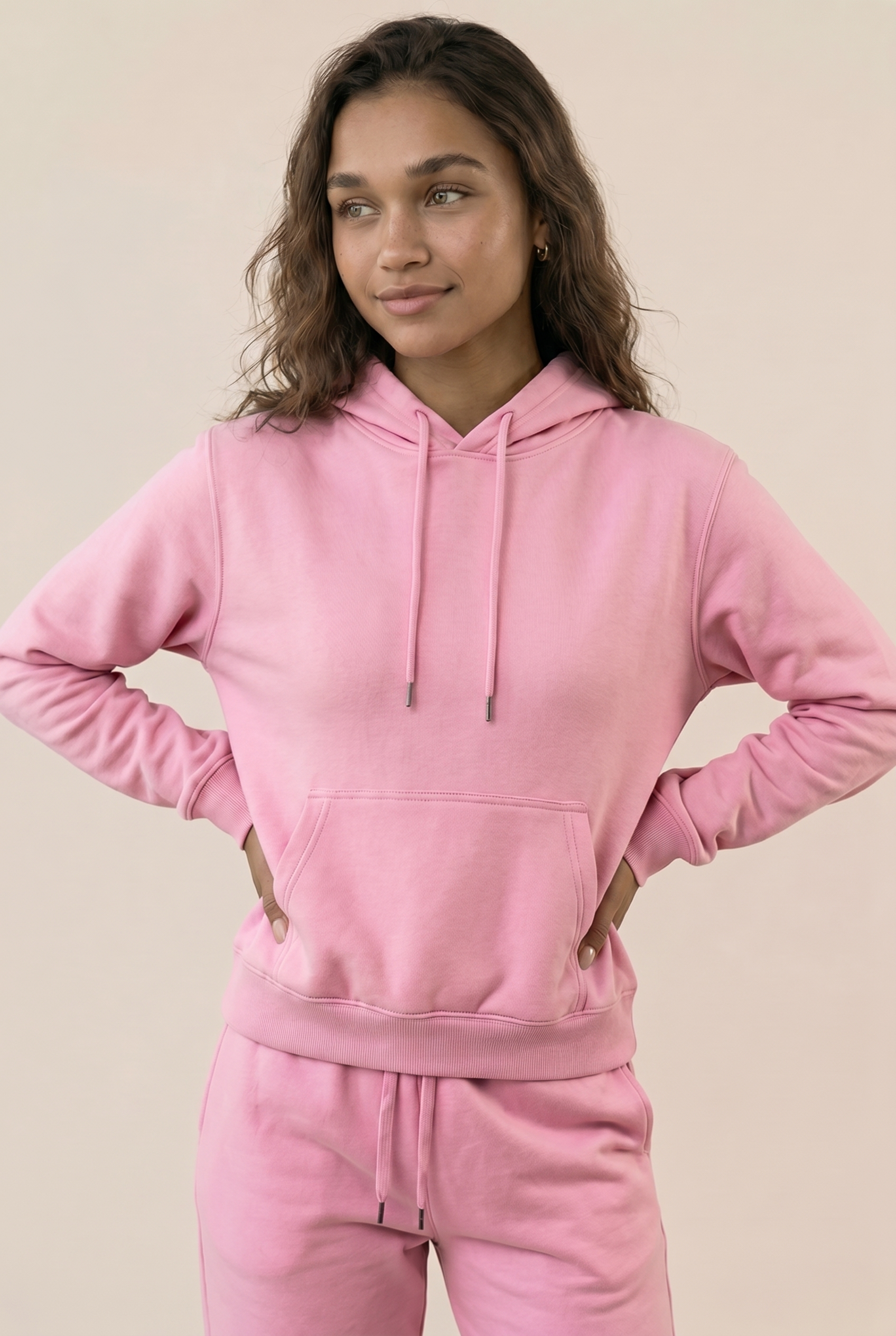 Conjunto de dos piezas de chándal informal de forro polar para mujer, invierno 2020, conjuntos de mujer, sudadera con capucha extragrande de manga larga, pantalones deportivos, traje de señora