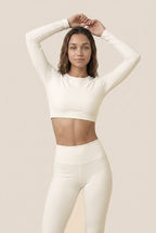 Conjunto a juego de crop top de estudio Elevated Sculpt