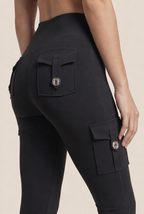 High Rise Sculpt Cargo Legging