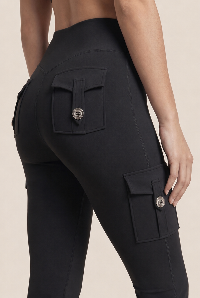 High Rise Sculpt Cargo Legging