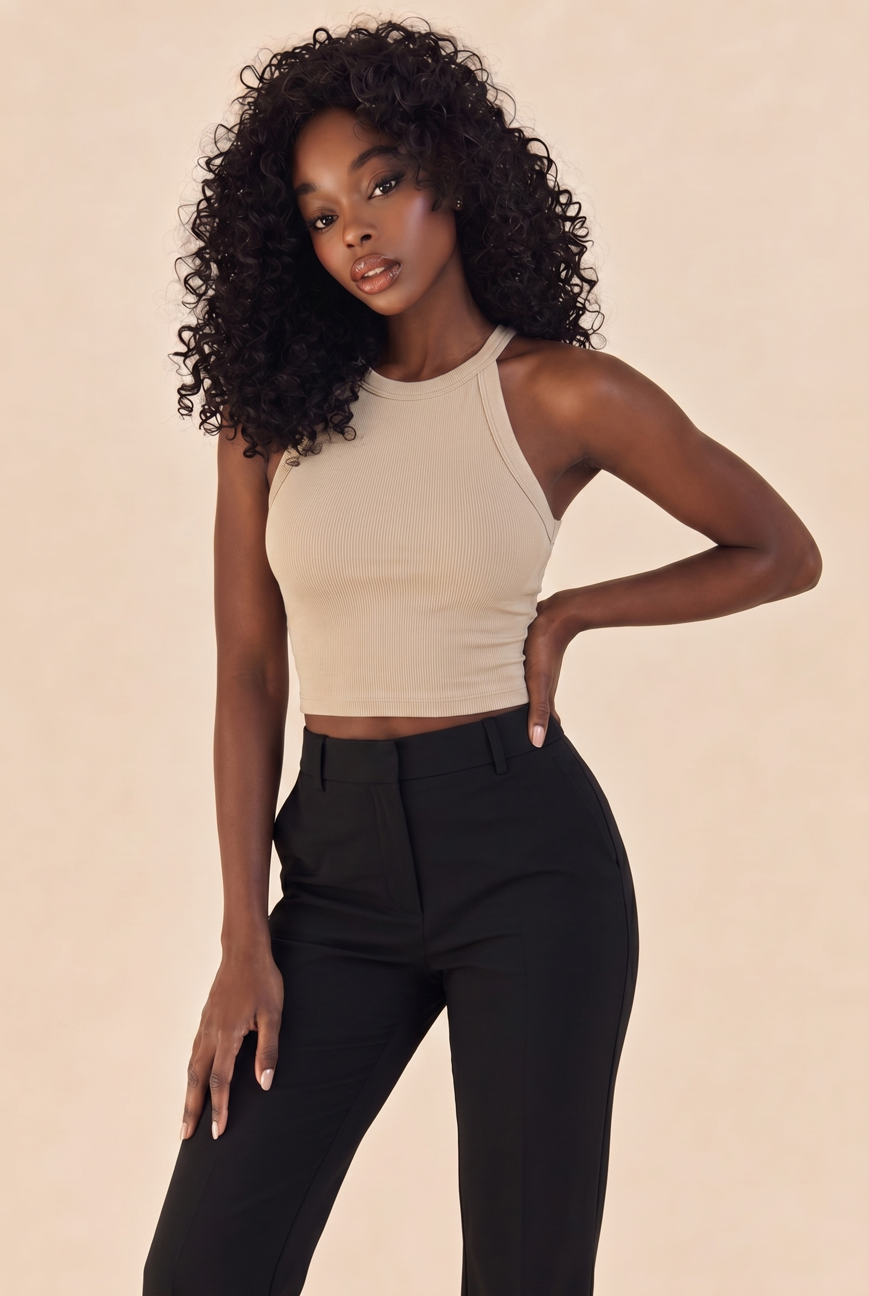 Elevated Rib Racer Active Top