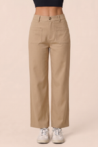 Elevated Corduroy Wide-Leg Pant
