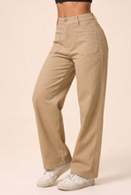 Elevated Corduroy Wide-Leg Pant