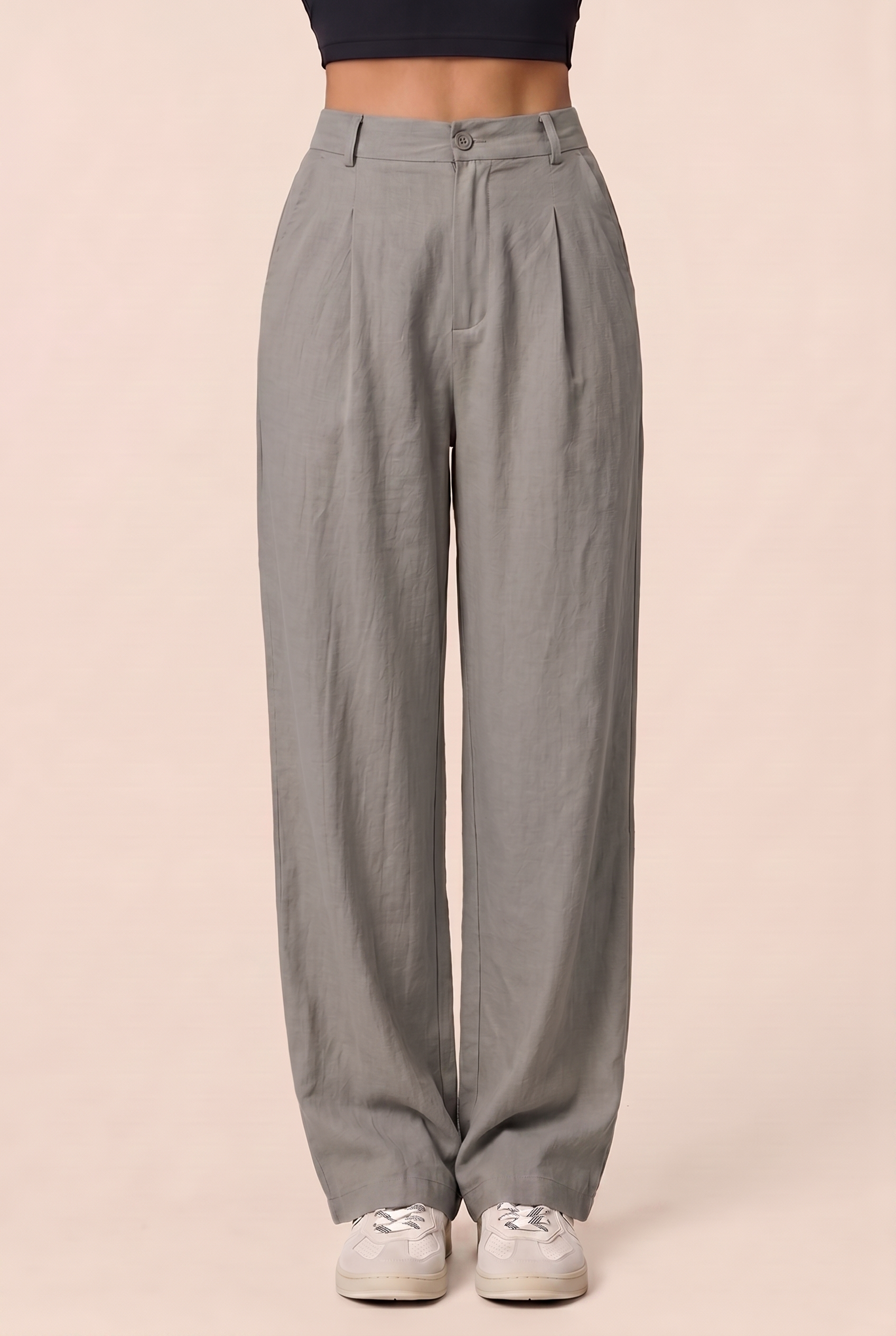 High Rise Fluid Wide-Leg Pant
