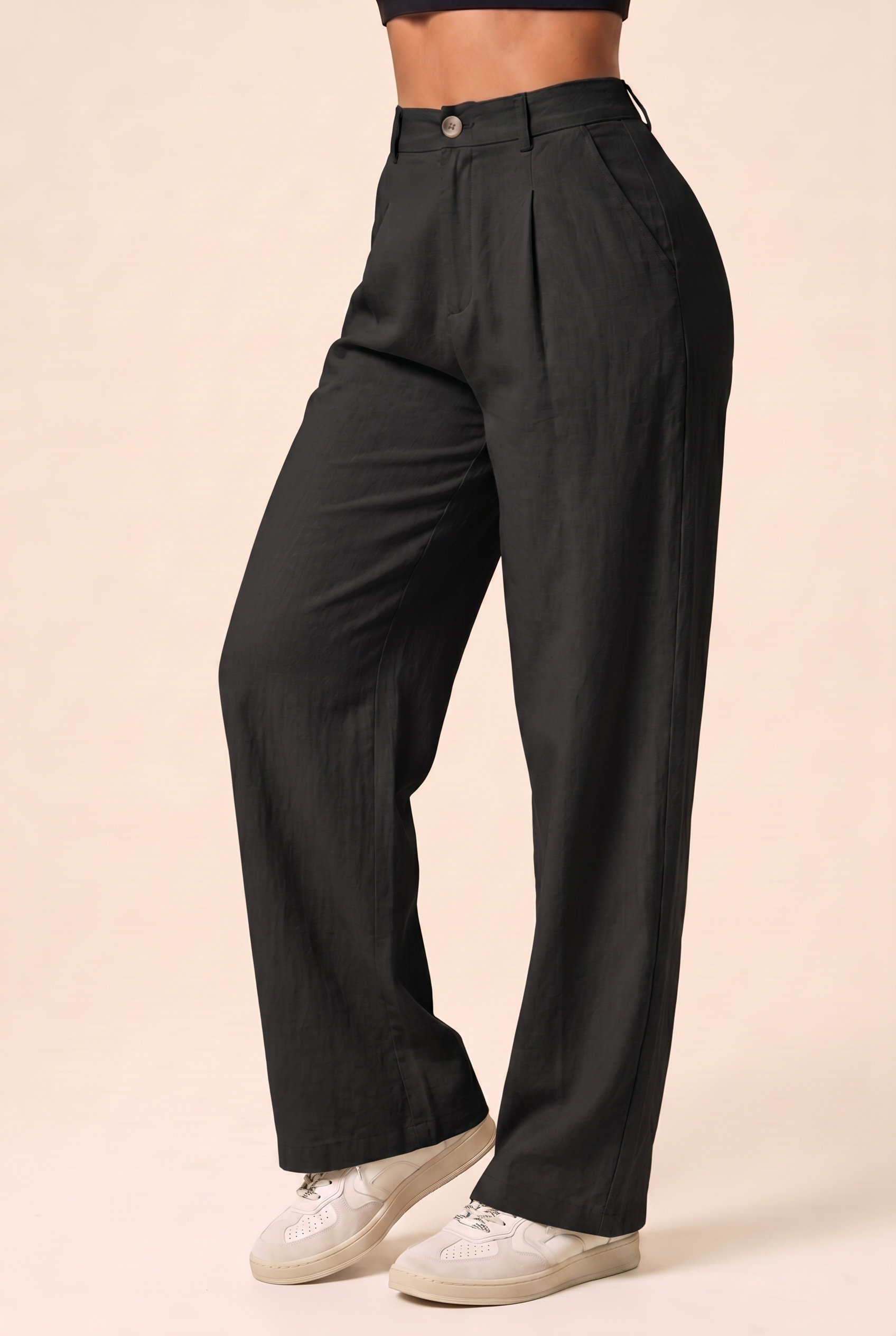 High Rise Fluid Wide-Leg Pant