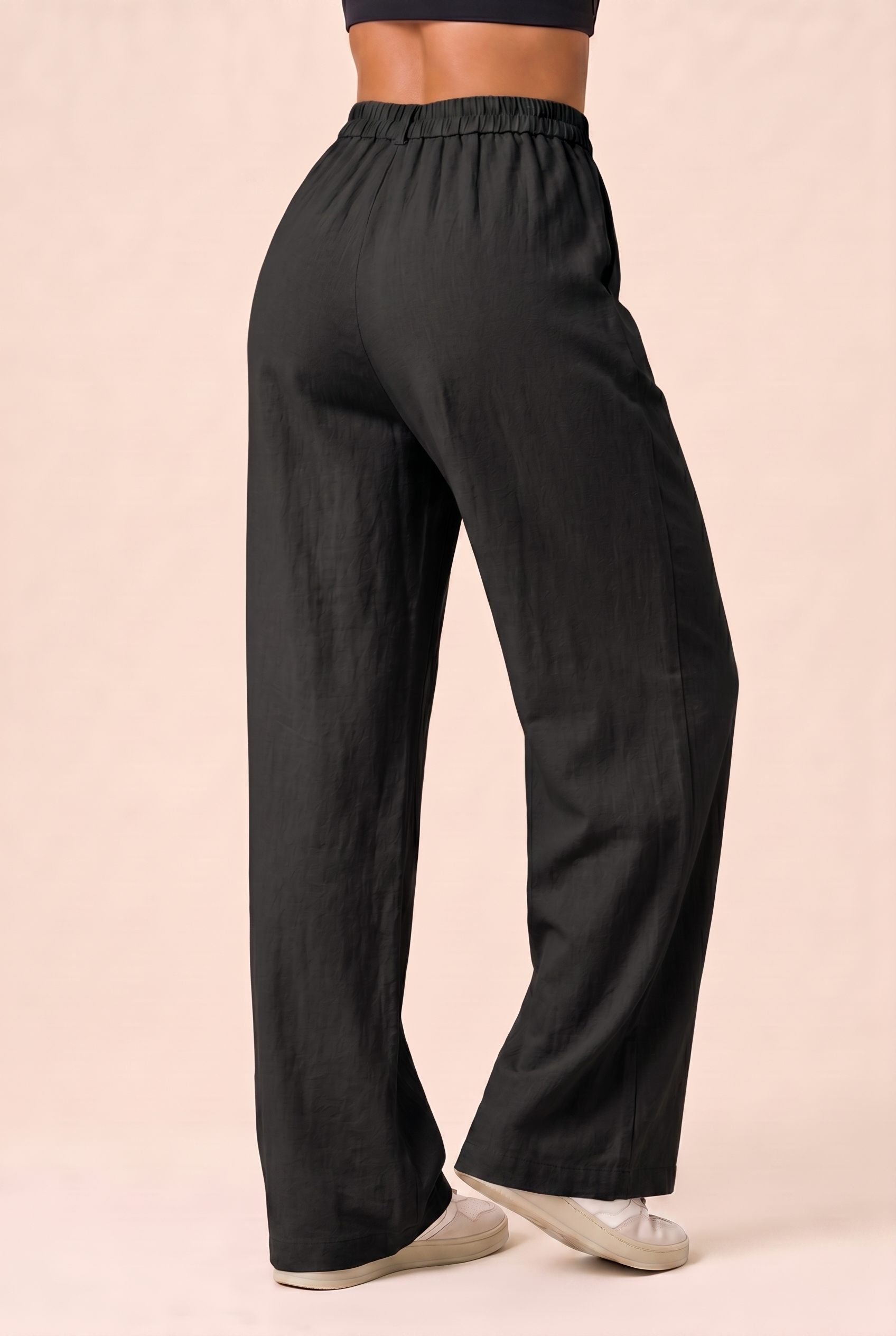 High Rise Fluid Wide-Leg Pant