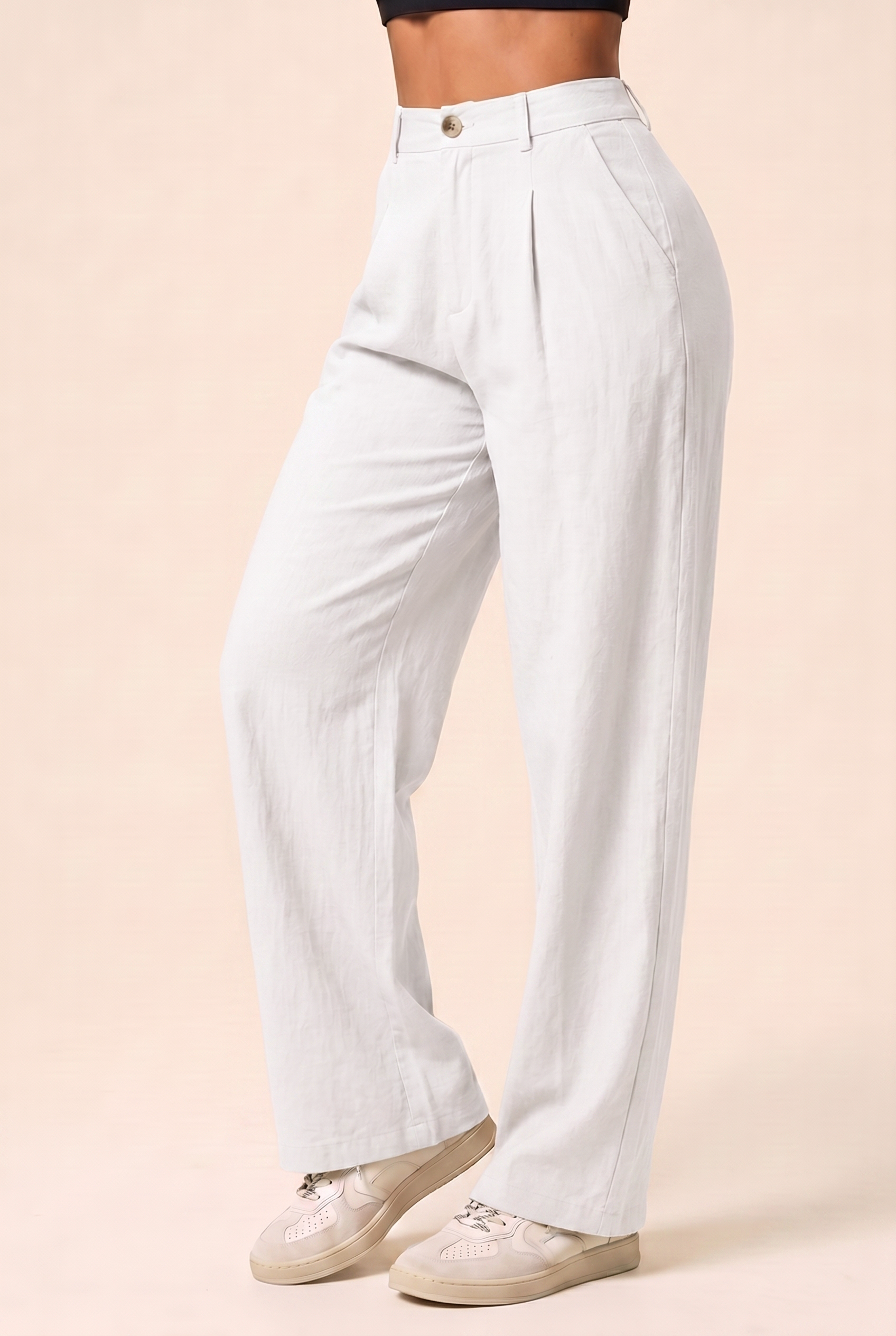 High Rise Fluid Wide-Leg Pant