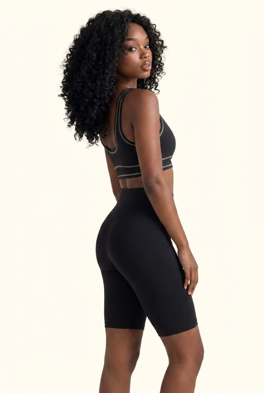 Contrast Stitch Studio Bra