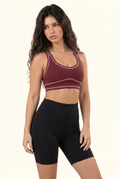 Contrast Stitch Studio Bra
