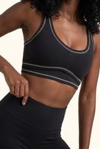 Contrast Stitch Studio Bra
