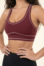 Contrast Stitch Studio Bra