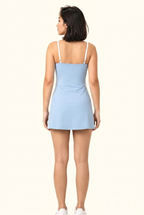 Contrast Trim Tennis Active Dress